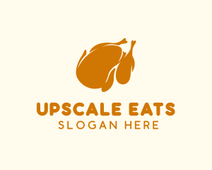 Minimalist Roasted Chicken  logo design