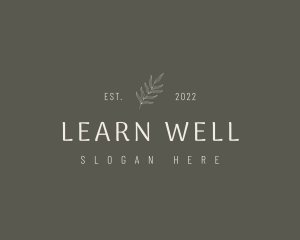 Organic Wellness Business logo design