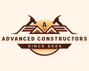 Hammer Carpentry Contractor logo design