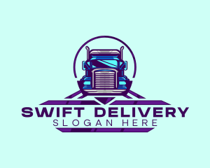 Truck Supply Delivery  logo design