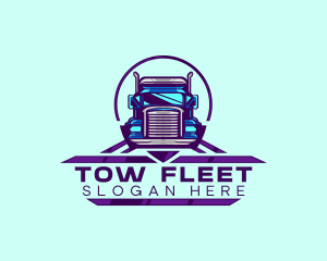 Truck Supply Delivery  logo design