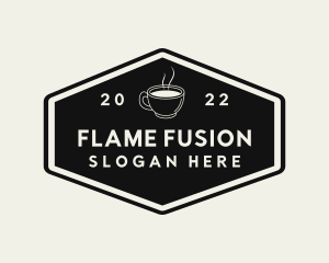 Hot Coffee Drink logo design