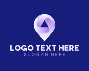 Technology Location Pin Tracker logo