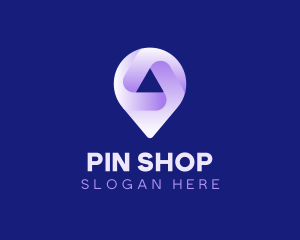 Technology Location Pin Tracker logo