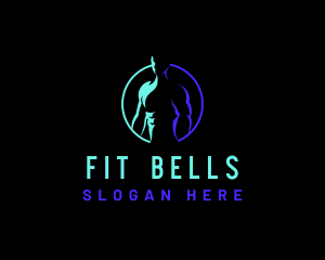 Muscular Fitness Gym logo design