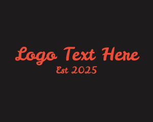 Script Fashion Style logo