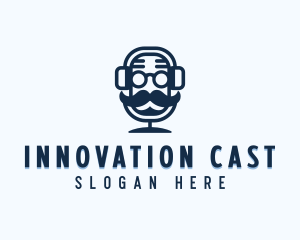 Mustache Podcast Media logo