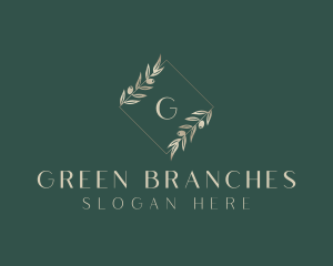 Olive Branch Event logo design