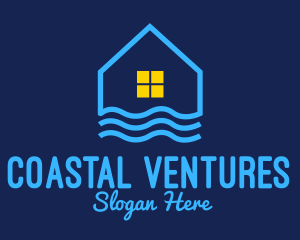 Beach House Resort logo design