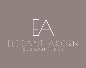 Elegant Minimalist Wellness logo design