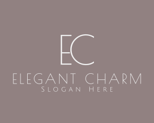 Elegant Minimalist Wellness logo design