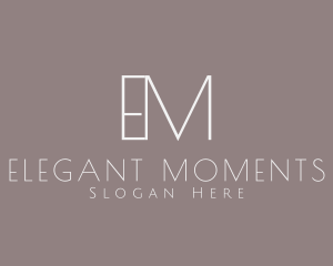 Elegant Minimalist Wellness logo design