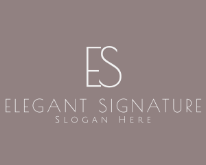 Elegant Minimalist Wellness logo design