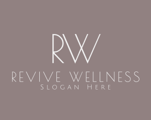 Elegant Minimalist Wellness logo design