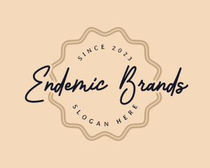 Generic Cursive Brand logo design