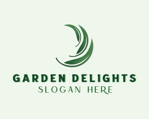 Organic Leaf Gardening logo design