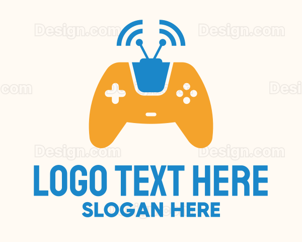 Antenna Signal Wireless Gamepad Logo