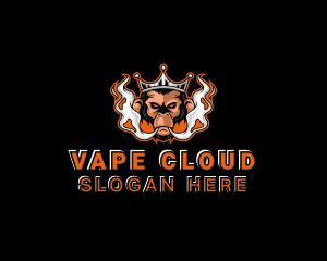 Vape Monkey King logo design