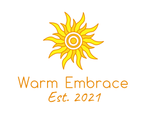 Warm Summer Season  logo design