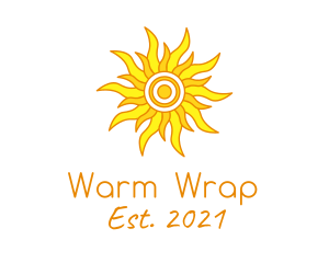 Warm Summer Season  logo design