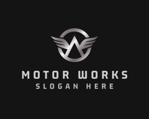 Motor Sport Company Letter A logo