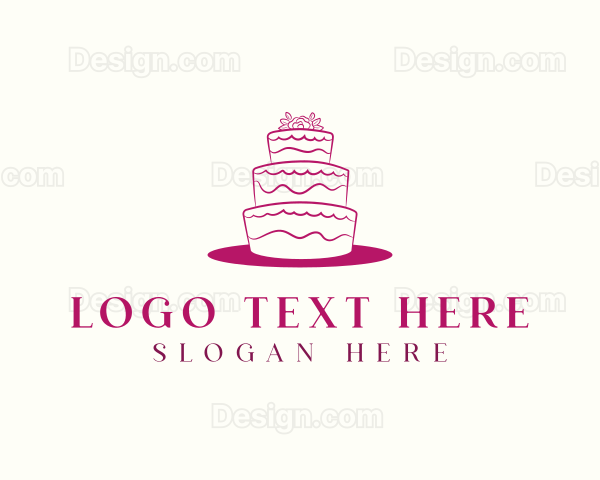 Baking Cake Decoration Logo