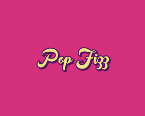 Retro Pop Wordmark logo