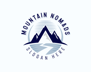 Mountain Hiking Summit logo design