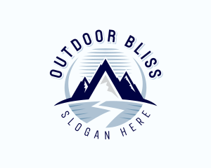 Mountain Hiking Summit logo design