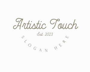 Aesthetic Round Boutique logo design