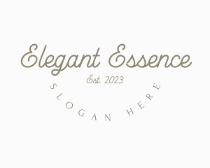 Aesthetic Round Boutique logo design