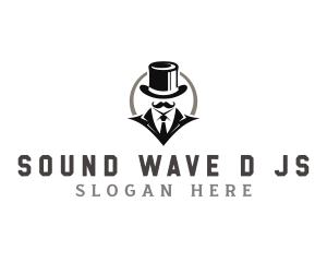 Formal Suit Gentleman Logo