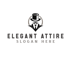 Formal Suit Gentleman logo design