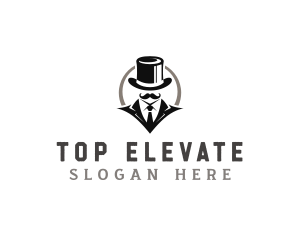 Formal Suit Gentleman logo design