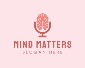 Brain Microphone Podcast logo