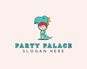 Kids Dinosaur Daycare logo design