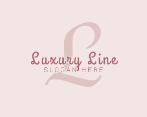 Feminine Beauty Cursive logo design