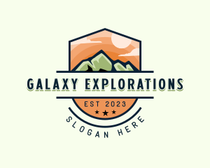 Mountain Outdoor Trekking logo design