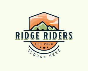 Mountain Outdoor Trekking logo design