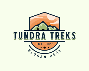 Mountain Outdoor Trekking logo design