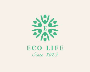 Eco Nature People Organization logo design