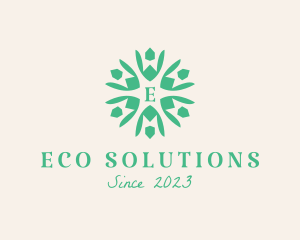 Eco Nature People Organization logo design