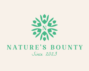 Eco Nature People Organization logo design