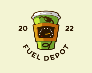Coffee Cup Fuel  logo design