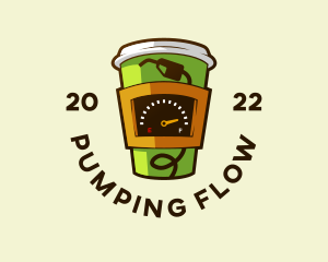 Coffee Cup Fuel  logo design