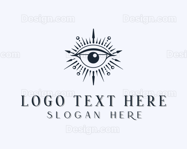 Tarot Eye Fortune Telling Logo