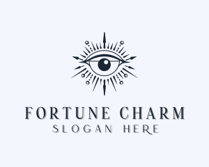 Tarot Eye Fortune Telling logo design