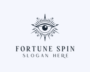 Tarot Eye Fortune Telling logo design