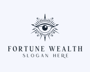 Tarot Eye Fortune Telling logo design