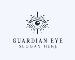 Tarot Eye Fortune Telling logo design